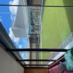 施設　フィルム貼替え