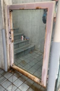 世田谷　門扉　塗装