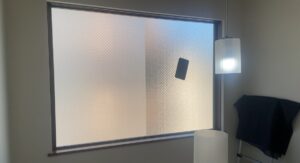 防犯フィルム　半分