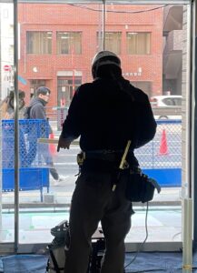 西日暮里　飛散防止フィルム