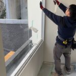 南青山にて乳白色のフィルム貼り替え