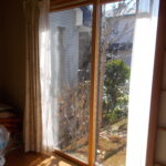 野田市の個人宅の掃き出し窓に飛散防止フィルム