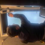 茅ケ崎の新築戸建ての浴室にミルキーフィルム