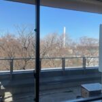 高井戸のマンションに外貼り遮熱フィルム