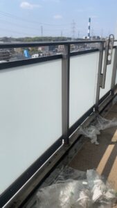 都筑区 バルコニー目隠しフィルム
