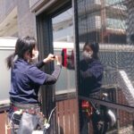 川崎市のTさん宅にミラーフィルム